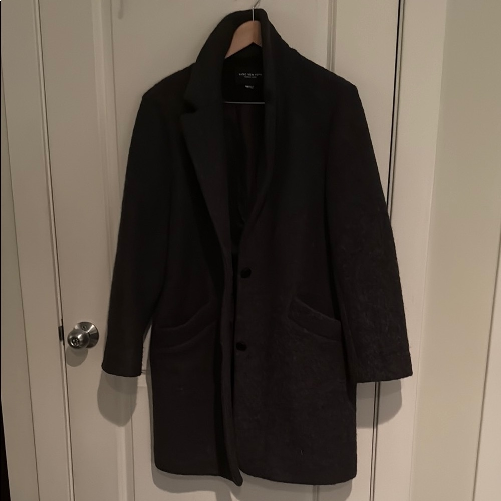 Women’s Charcoal Grey Wool Coat